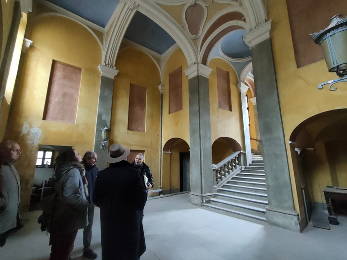 Bra,  Soprintendenza in visita ai cantieri Pnrr di Palazzo Garrone e dell'ex mattatoio. A Pollenzo progetti su acquedotto romano e illuminazione